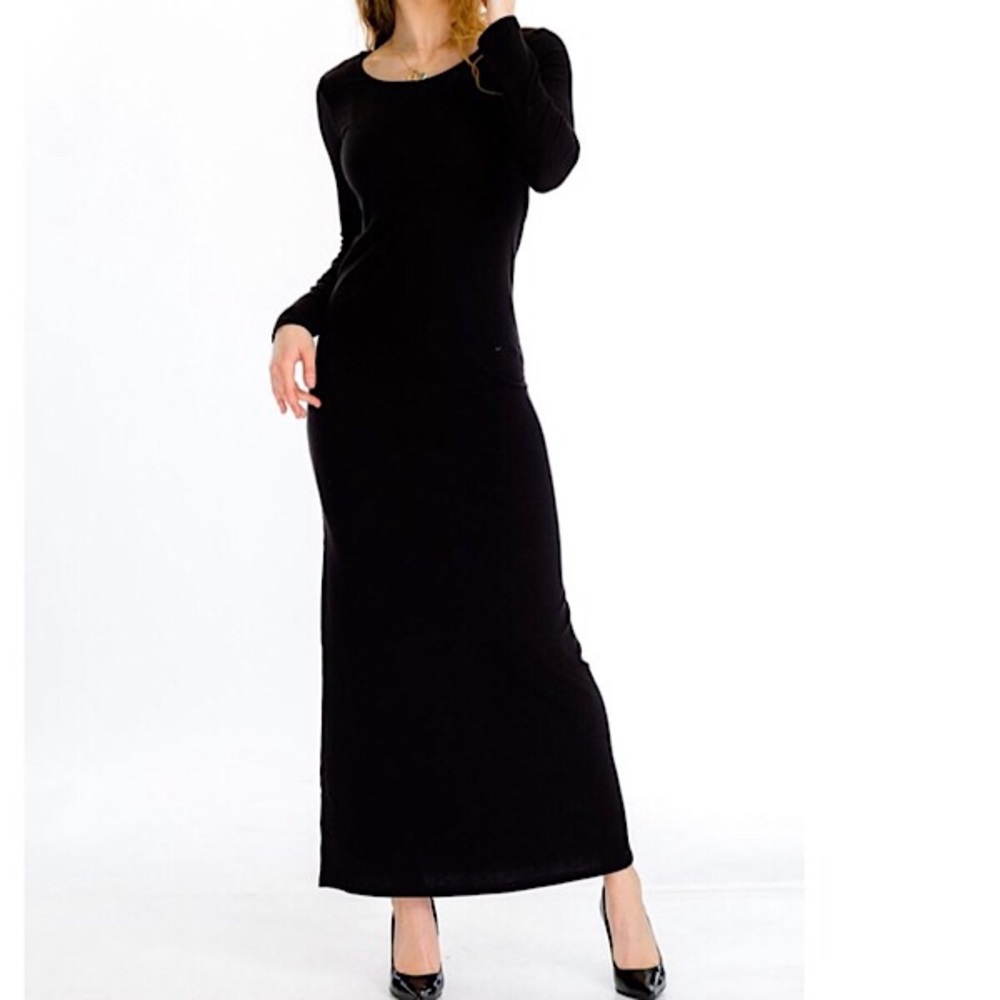 Ribbed Maxi Dress